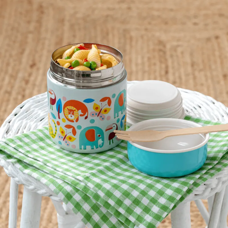 Rex London Stainless steel food flask (280 ml) - Wild Wonders Sale