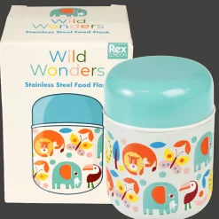 Rex London Stainless steel food flask (280 ml) - Wild Wonders Sale