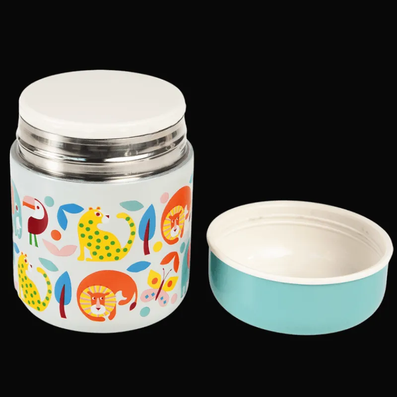 Rex London Stainless steel food flask (280 ml) - Wild Wonders Sale
