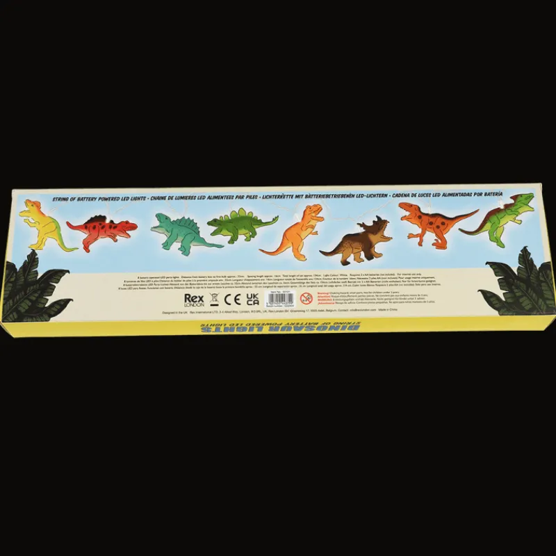 Rex London String of LED dinosaur lights - Prehistoric Land Outlet
