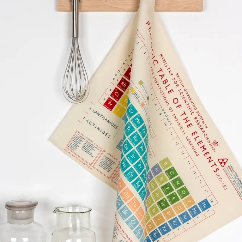 Rex London Tea towel - Periodic Table Hot