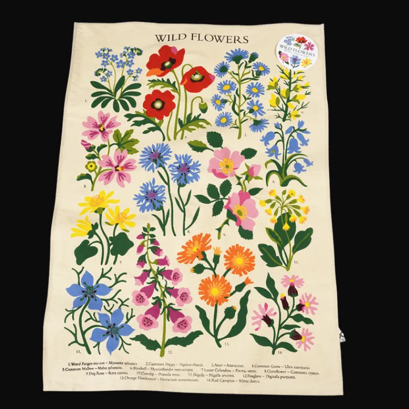 Rex London Tea towel - Wild Flowers Sale