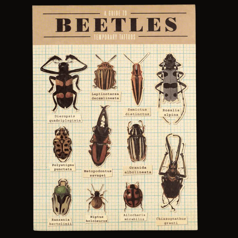 Rex London Temporary tattoos - Beetles Discount