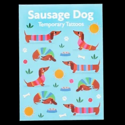 Rex London Temporary tattoos - Sunny Sausage Dog Clearance