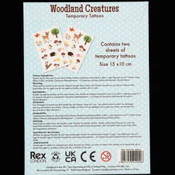 Rex London Temporary tattoos - Woodland Creatures Fashion