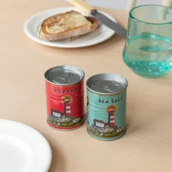 Rex London Tin salt and pepper shakers - Lighthouse Discount