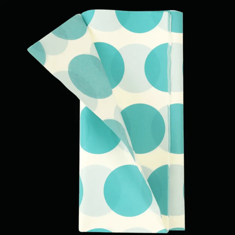 Rex London Tissue paper (10 sheets) - Spotlight turquoise on white Online