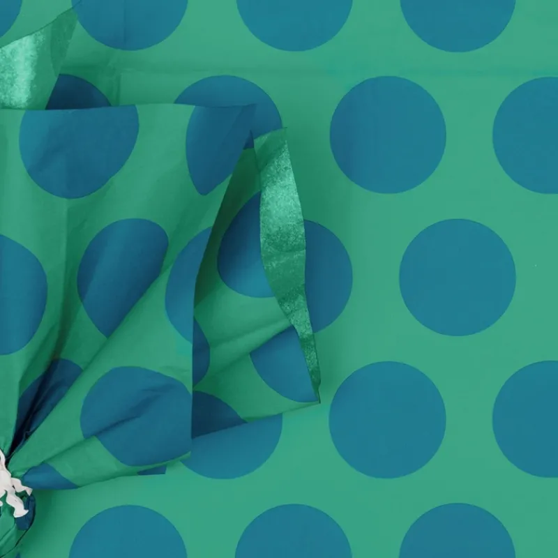 Rex London Tissue paper (10 sheets) - Spotlight blue on turquoise Clearance