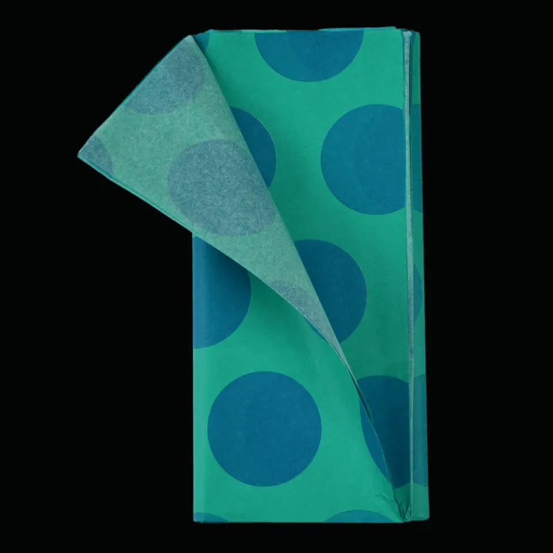 Rex London Tissue paper (10 sheets) - Spotlight blue on turquoise Clearance