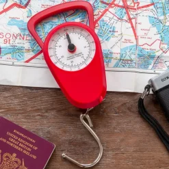 Rex London Travel scales with tape measure - Red Outlet