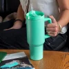 Rex London Travel tumbler with handle (1.2Ltr) - Mint green Sale