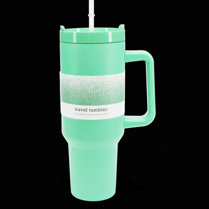 Rex London Travel tumbler with handle (1.2Ltr) - Mint green Sale