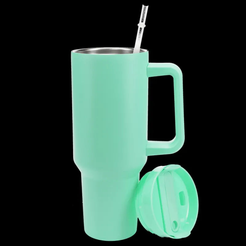 Rex London Travel tumbler with handle (1.2Ltr) - Mint green Sale