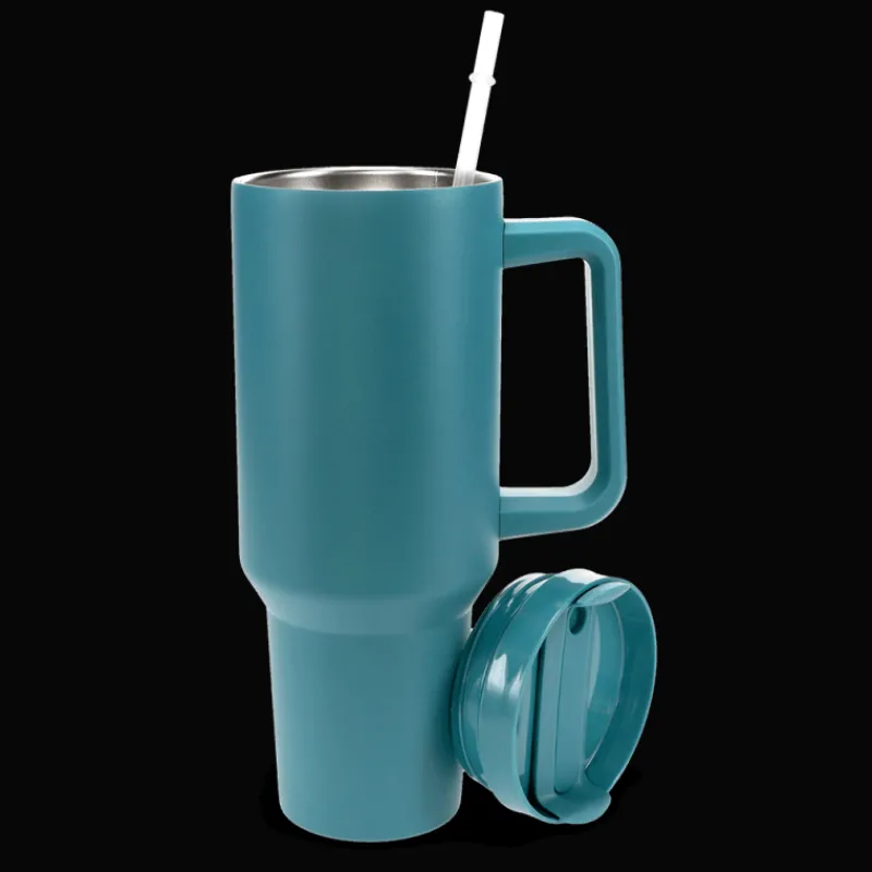 Rex London Travel tumbler with handle (1.2Ltr) - Petrol blue Online
