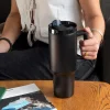 Rex London Travel tumbler with handle (1.2Ltr) - Black Fashion