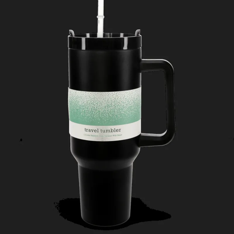 Rex London Travel tumbler with handle (1.2Ltr) - Black Fashion