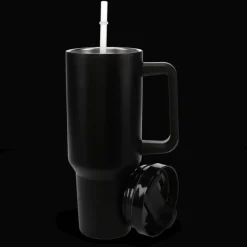 Rex London Travel tumbler with handle (1.2Ltr) - Black Fashion