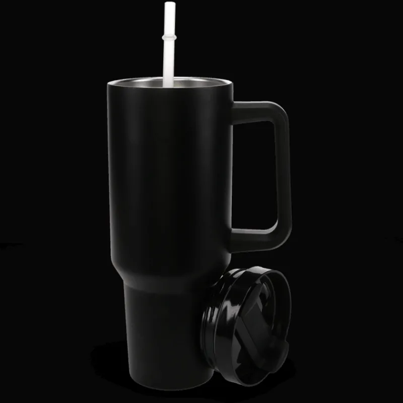 Rex London Travel tumbler with handle (1.2Ltr) - Black Fashion