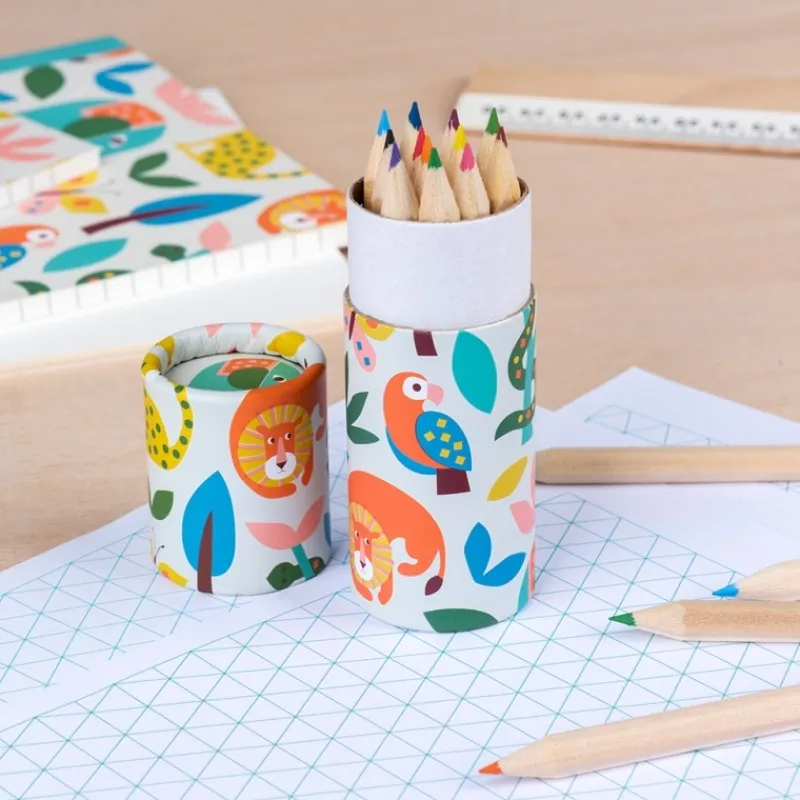Rex London Tube of colouring pencils - Wild Wonders Fashion