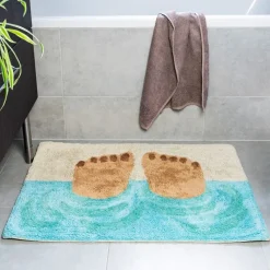 Rex London Tufted cotton bath mat - Bathing feet Best