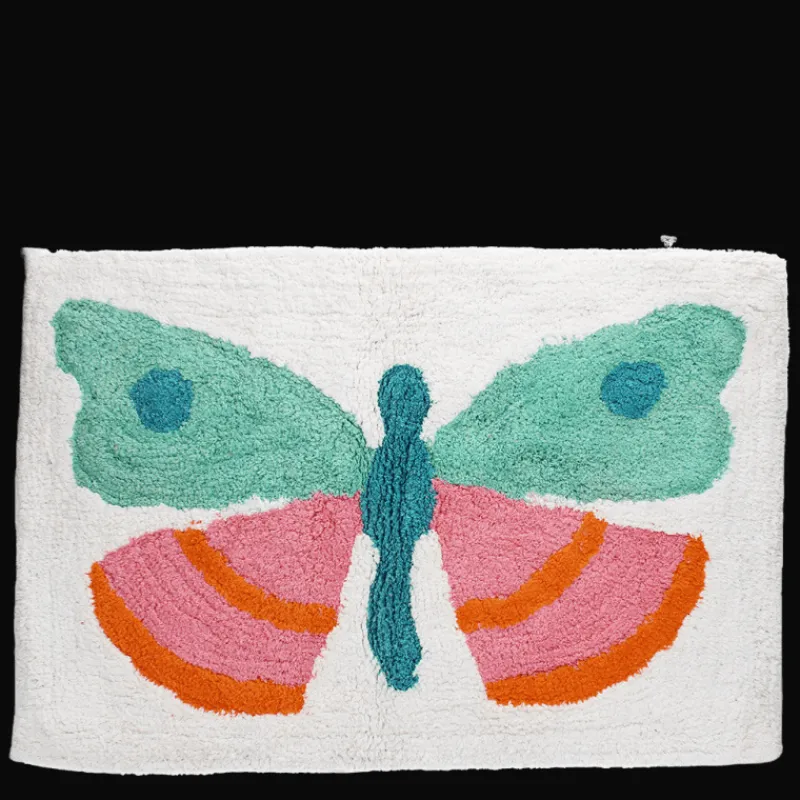 Rex London Tufted cotton bath mat - Butterfly Fashion