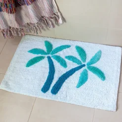 Rex London Tufted cotton bath mat - Palm trees Fashion