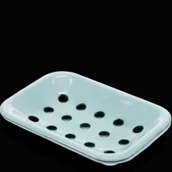 Rex London Two-part enamel soap dish - Blue New