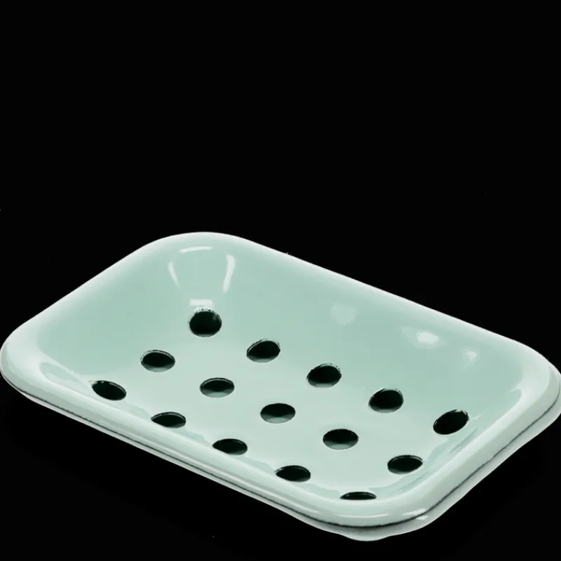 Rex London Two-part enamel soap dish - Green Sale