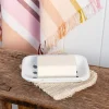 Rex London Two-part enamel soap dish - White Sale