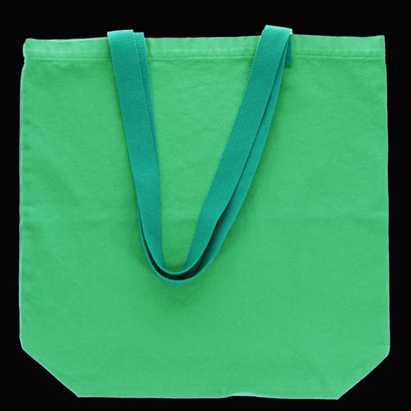 Rex London Two-tone cotton tote bag - Green Hot