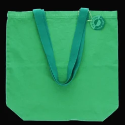 Rex London Two-tone cotton tote bag - Green Hot