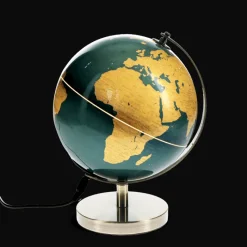 Rex London USB world globe light (14.2cm) - Blue and gold Fashion