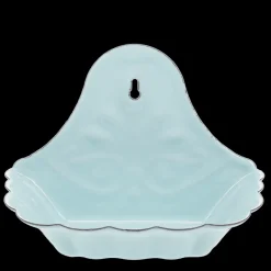 Rex London Wall-mounted enamel soap dish - Blue Hot