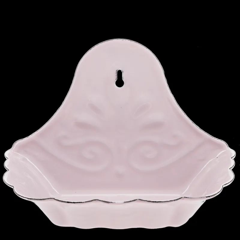 Rex London Wall-mounted enamel soap dish - Pink Online