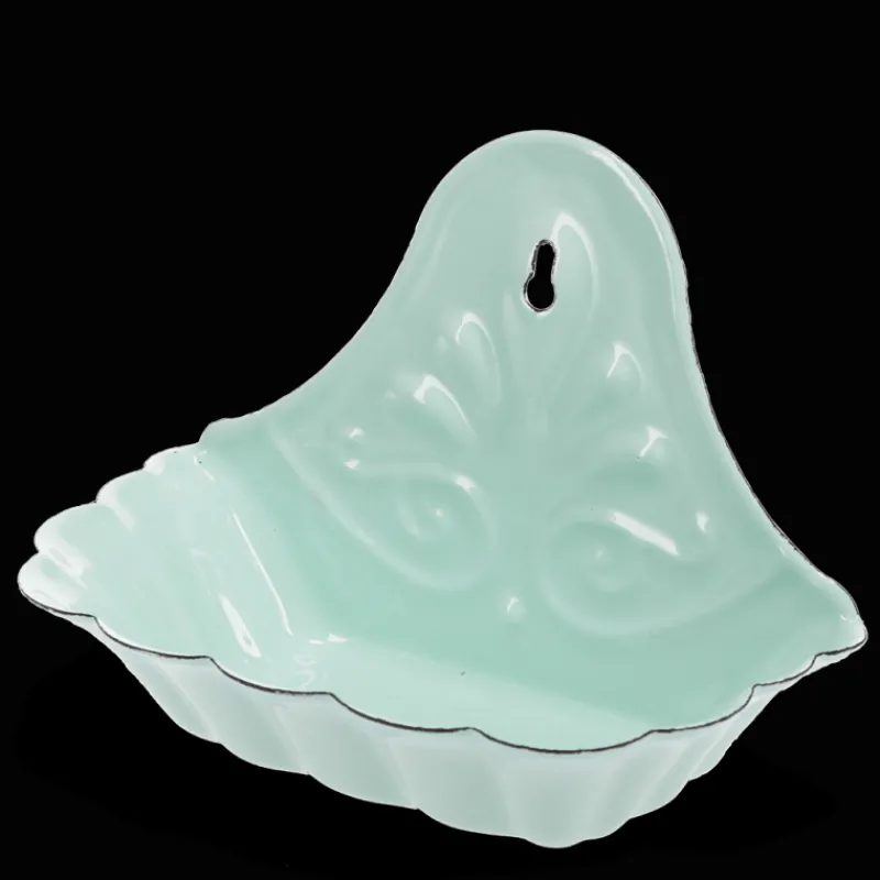 Rex London Wall-mounted enamel soap dish - Green Discount