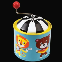 Rex London Winding tin music box - Animal Band Sale