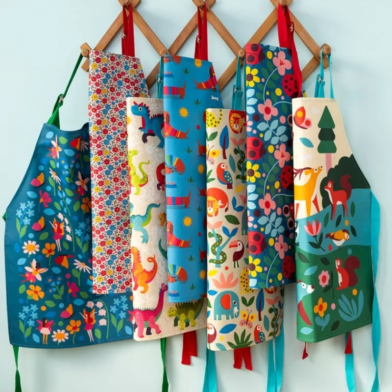Rex London Wipeable cotton children's apron - Wild Wonders Clearance