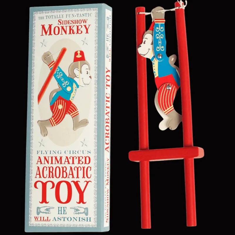 Rex London Wooden acrobatic toy - Sideshow monkey Online