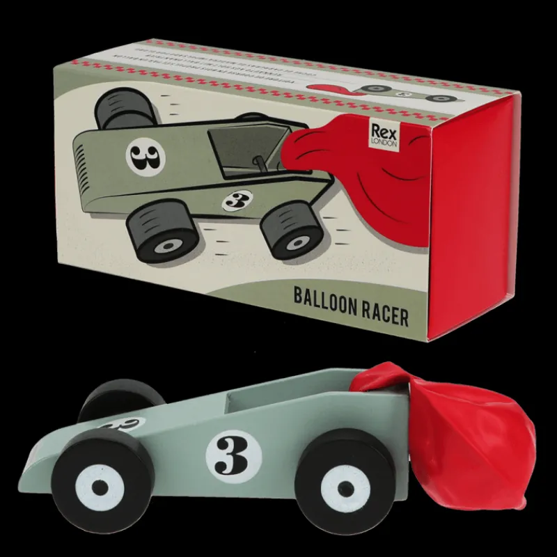 Rex London Wooden balloon-powered racing car New