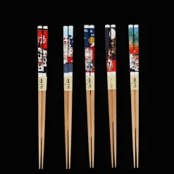 Rex London Wooden chopsticks (pack of 5 pairs) - Beckoning cats Online