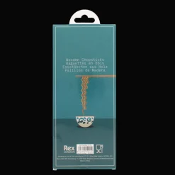 Rex London Wooden chopsticks (pack of 5 pairs) - Beckoning cats Online
