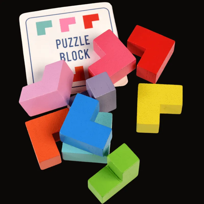 Rex London Wooden 3D puzzle in a tin Clearance