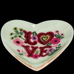 Rex London Wooden heart-shaped trinket dish - Love Online