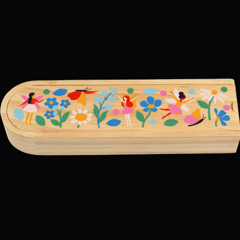 Rex London Wooden pencil case - Fairies in the Garden Sale