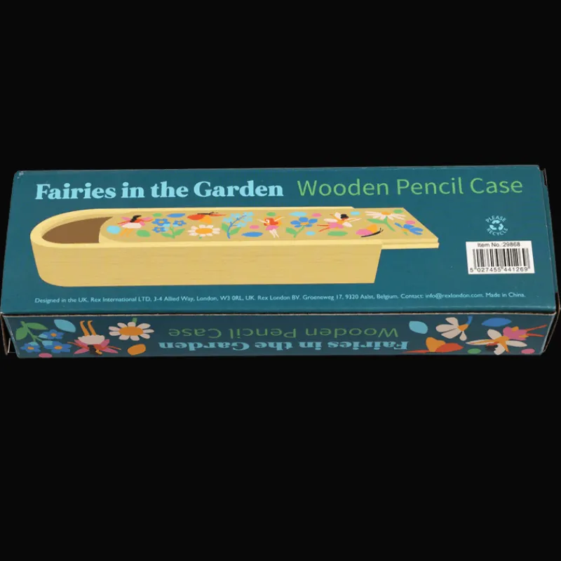 Rex London Wooden pencil case - Fairies in the Garden Sale