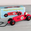 Rex London Wooden pull toy - Vintage Racer Fashion
