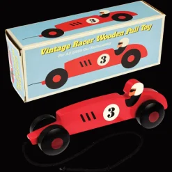 Rex London Wooden pull toy - Vintage Racer Fashion