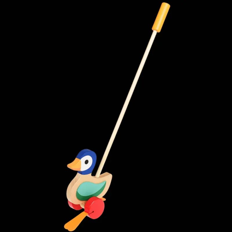 Rex London Wooden push along toy - Duck Best