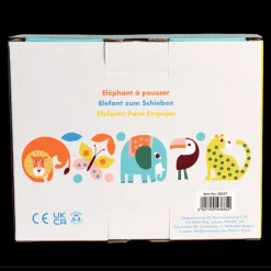 Rex London Wooden push along toy- Wild Wonders elephant Online