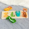 Rex London Wooden puzzle - Colourful Creatures Best